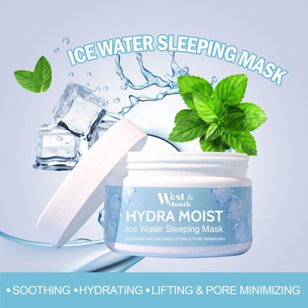 West&Month Radiant Sleep Facial Mask Deep Cleaning Pore Moisturizing Facial Mask - Image 3